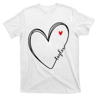 I Love Taylor Personalized Heart Design For G.I.R.L.S T-Shirt