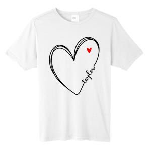 I Love Taylor Personalized Heart Design For G.I.R.L.S Tall Fusion ChromaSoft Performance T-Shirt