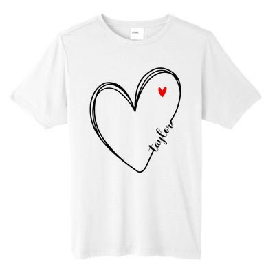 I Love Taylor Personalized Heart Design For G.I.R.L.S Tall Fusion ChromaSoft Performance T-Shirt