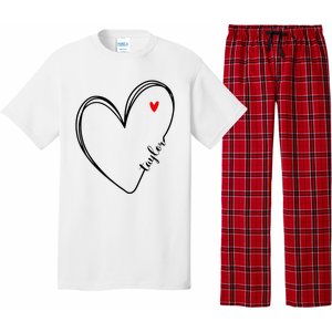 I Love Taylor Personalized Heart Design For G.I.R.L.S Pajama Set