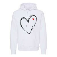 I Love Taylor Personalized Heart Design For G.I.R.L.S Premium Hoodie