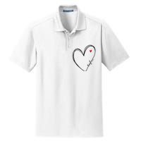 I Love Taylor Personalized Heart Design For G.I.R.L.S Dry Zone Grid Polo