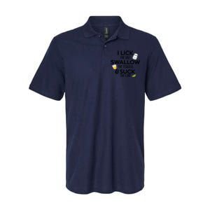 I Lick The Salt Swallow The Tequila And Suck The Lime Gift Softstyle Adult Sport Polo