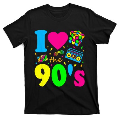 I Love the 90's Nineties Party Dress Retro T-Shirt