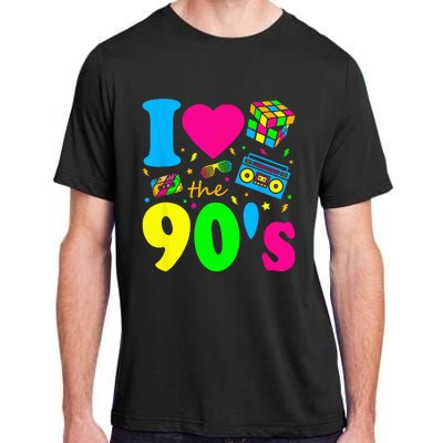 I Love the 90's Nineties Party Dress Retro Adult ChromaSoft Performance T-Shirt