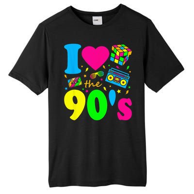 I Love the 90's Nineties Party Dress Retro Tall Fusion ChromaSoft Performance T-Shirt