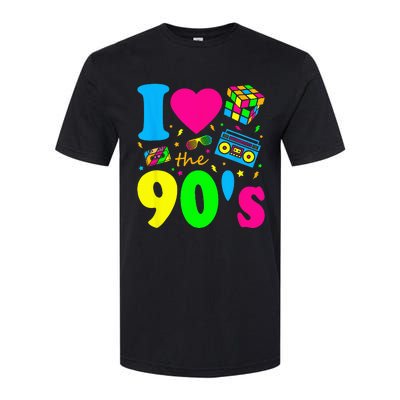 I Love the 90's Nineties Party Dress Retro Softstyle CVC T-Shirt