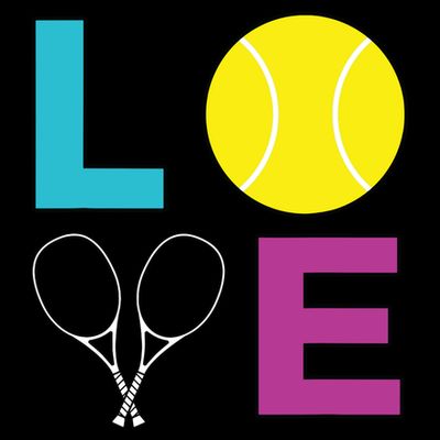 I Love Tennis Tennis Player T-Shirt