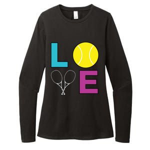 I Love Tennis Tennis Player Womens CVC Long Sleeve Shirt