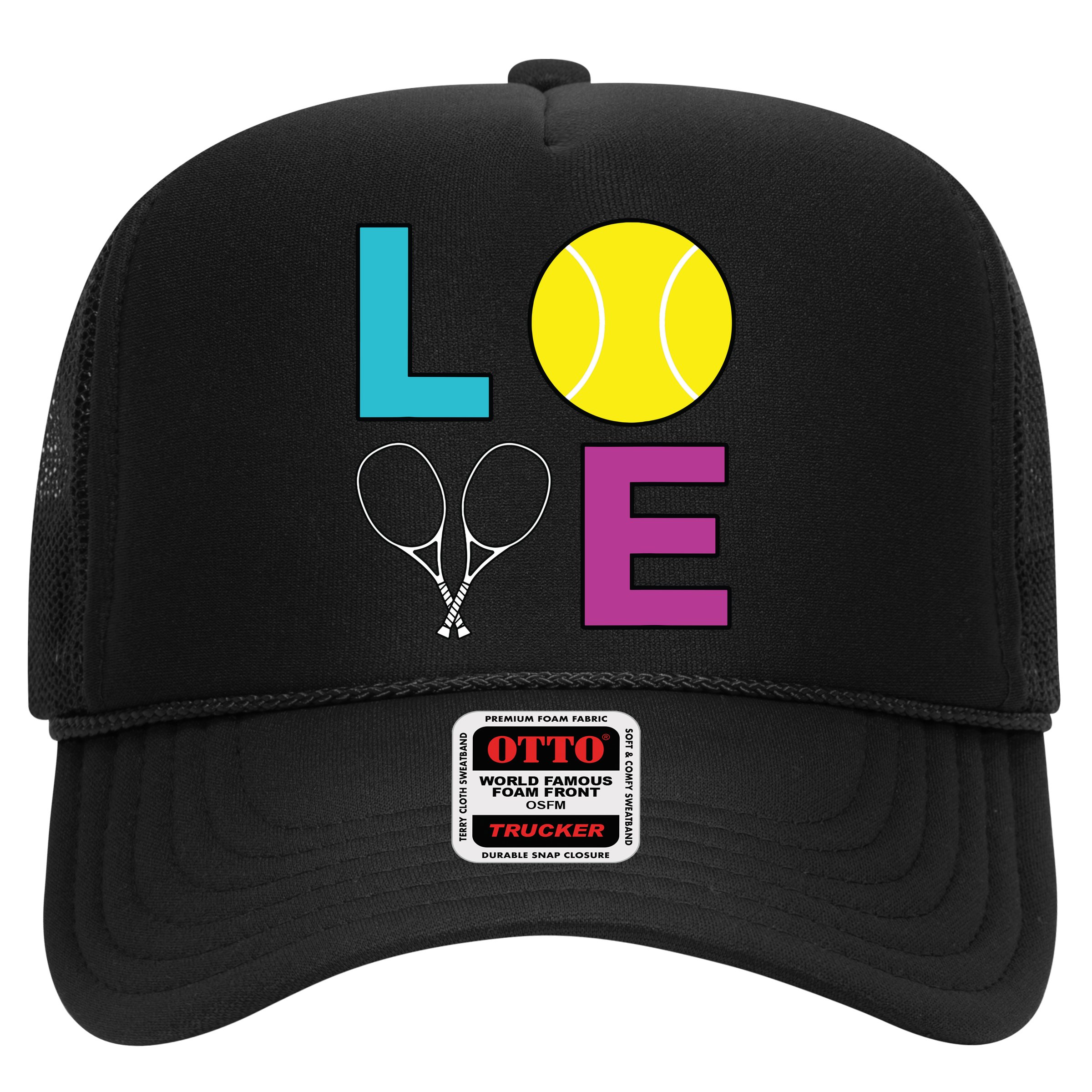 I Love Tennis Tennis Player Hat