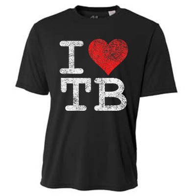 I LOVE TAMPA BAY I HEART TB FLORIDA FOOTBALL Cooling Performance Crew T-Shirt