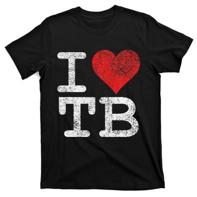 I LOVE TAMPA BAY I HEART TB FLORIDA FOOTBALL T-Shirt