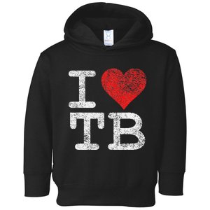 I LOVE TAMPA BAY I HEART TB FLORIDA FOOTBALL Toddler Hoodie