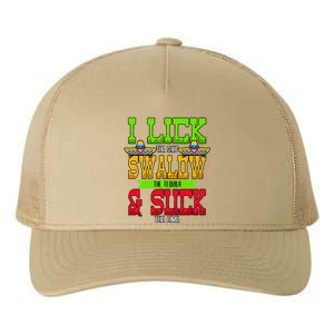 I Lick The Salt Swallow The Tequila Cinco De Mayo Yupoong Adult 5-Panel Trucker Hat