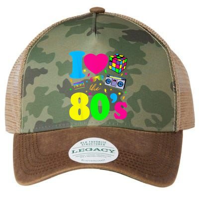 I Love The 80s 80s Clothes Legacy Tie Dye Trucker Hat