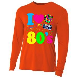 I Love The 80s 80s Clothes Cooling Performance Long Sleeve Crew