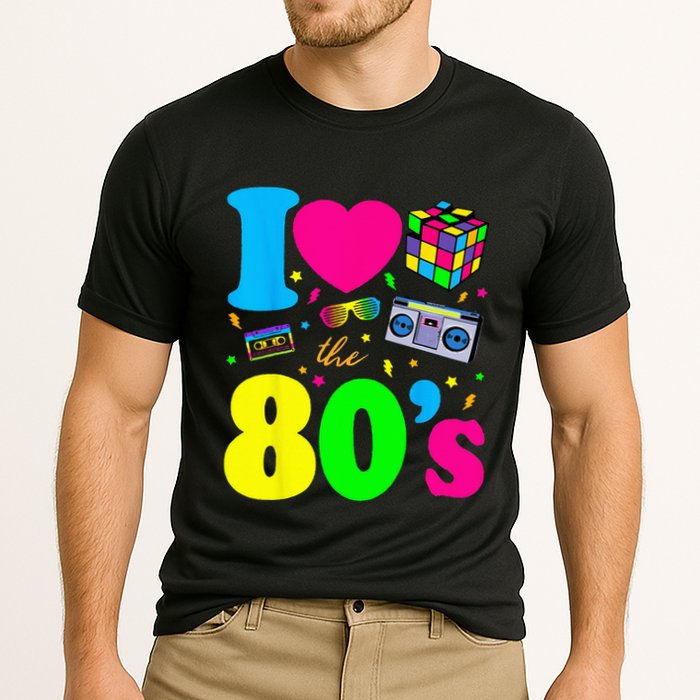 I Love The 80s 80s Clothes Cooling Performance Crew T-Shirt