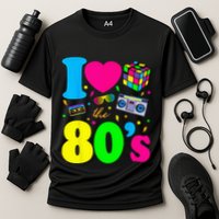 I Love The 80s 80s Clothes Cooling Performance Crew T-Shirt
