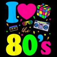 I Love The 80s 80s Clothes Cooling Performance Crew T-Shirt