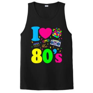 I Love The 80s 80s Clothes PosiCharge Competitor Tank