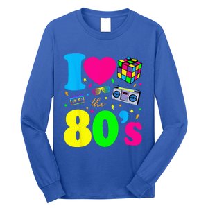 I Love The 80s 80s Clothes Long Sleeve Shirt