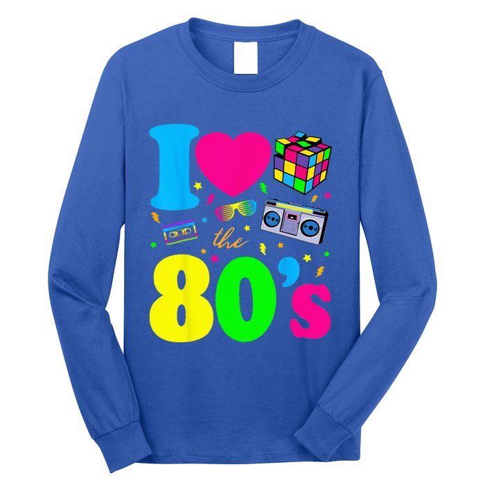 I Love The 80s 80s Clothes Long Sleeve Shirt