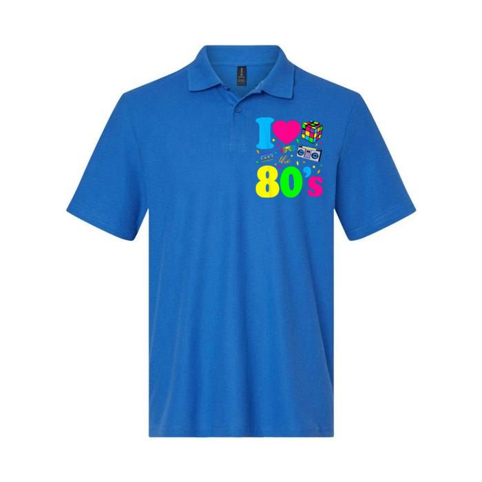 I Love The 80s 80s Clothes Softstyle Adult Sport Polo