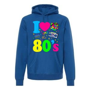 I Love The 80s 80s Clothes Premium Hoodie