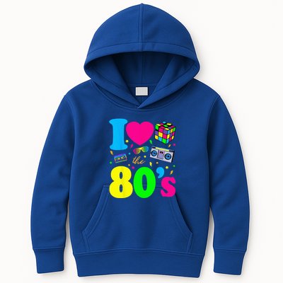 I Love The 80s 80s Clothes Kids Hoodie