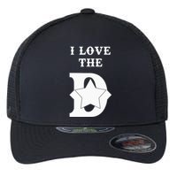 I Love The D Dallas Texas Cool Dallas Flexfit Unipanel Trucker Cap