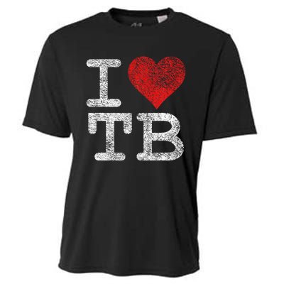 I Love Tampa Bay I Heart Tb Florida Football Cooling Performance Crew T-Shirt