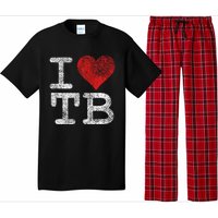 I Love Tampa Bay I Heart Tb Florida Football Pajama Set