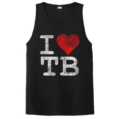 I Love Tampa Bay I Heart Tb Florida Football PosiCharge Competitor Tank