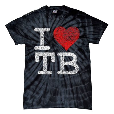 I Love Tampa Bay I Heart Tb Florida Football Tie-Dye T-Shirt