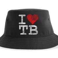 I LOVE TAMPA BAY I HEART TB FLORIDA FOOTBALL Sustainable Bucket Hat