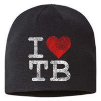 I LOVE TAMPA BAY I HEART TB FLORIDA FOOTBALL Sustainable Beanie