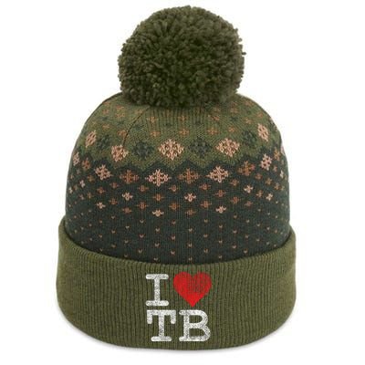 I LOVE TAMPA BAY I HEART TB FLORIDA FOOTBALL The Baniff Cuffed Pom Beanie