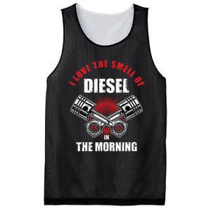 I Love The Smell Of Diesel In The Morning Truck Driver Mesh Reversible Basketball Jersey Tank