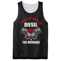 I Love The Smell Of Diesel In The Morning Truck Driver Mesh Reversible Basketball Jersey Tank