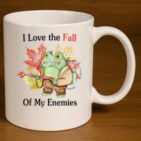 I Love The Fall Of My Enemies 11oz C Handle Ceramic Mug