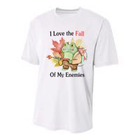 I Love The Fall Of My Enemies Youth Performance Sprint T-Shirt