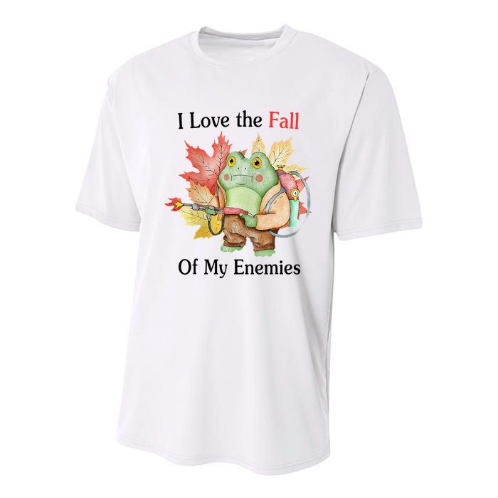 I Love The Fall Of My Enemies Youth Performance Sprint T-Shirt
