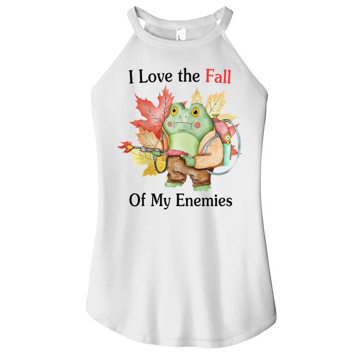 I Love The Fall Of My Enemies Women's Perfect Tri Rocker Tank