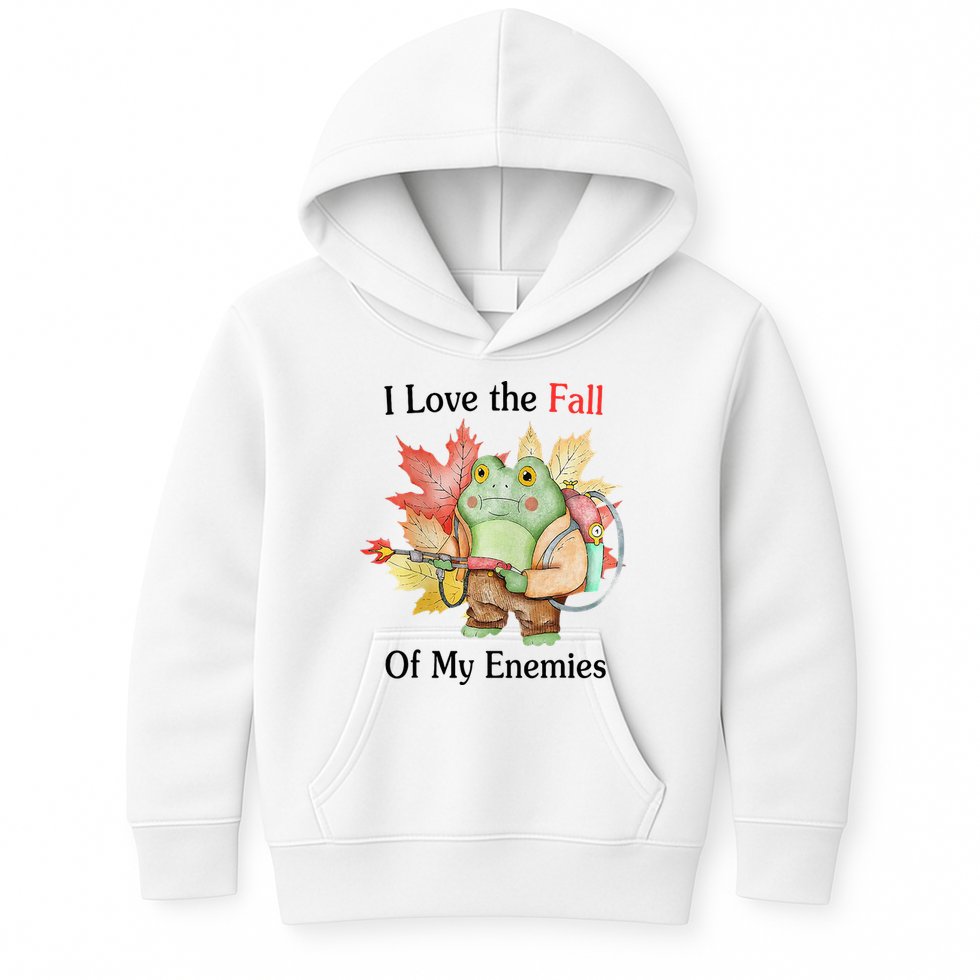 I Love The Fall Of My Enemies Kids Hoodie