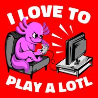 I Love To Play A Lotl Axolotl Gamesolotl Funny Gamer 16 in Basic Backpack