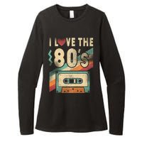 I Love The 80s Vintage Music Party Womens CVC Long Sleeve Shirt