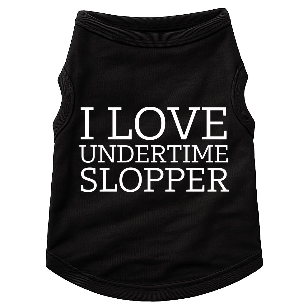 I Love Undertime Slopper Funny Meme Doggie Tank