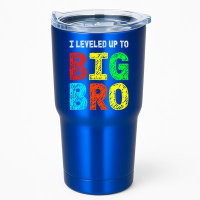 I Leveled Up To Big Bro Funny Gamer Brother Gift Tumbler