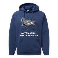 Ila Longshoremen Union Strike Port Workers Union Performance Fleece Hoodie