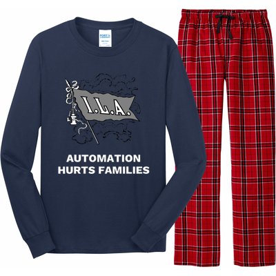 Ila Longshoremen Union Strike Port Workers Union Long Sleeve Pajama Set